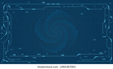 abstract hud ui gui future futuristic screen system virtual design