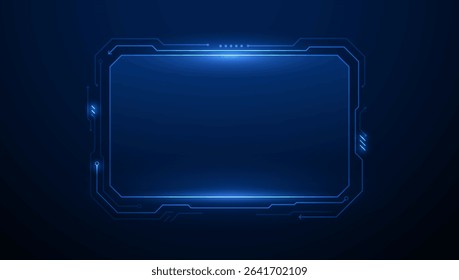 abstract hud ui gui future futuristic screen system virtual design	