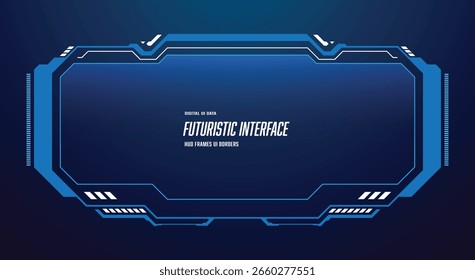 Diseño virtual del sistema futurista de la pantalla del futuro de GUI de HUD abstracto UI.Vector EPS10	