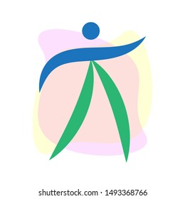 Abstract Human Activity Symbols. All Activity Vector Illustration Isolated On White Background.