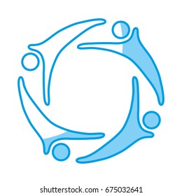 abstract human figure design