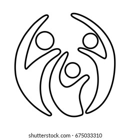 abstract human figure design