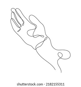 Abstract Human Hand One line drawing art singulart aesthetic simple Perfect for print, wall decor, phone case, shirt, sticker, pillow, acrylic, border, wallpaper, wedding