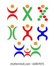 abstract human icon