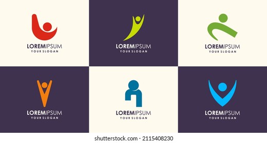 Abstrakte Design-Vektorvorlage für menschliche Illustrationen. Geeignet für Kreativindustrien, Multimedia, Unterhaltung, Bildung, Soziales, Zusammenarbeit, Geschäfte und andere verbundene Unternehmen.