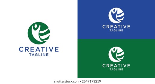 abstract human logo, Logo design inspiration ideas