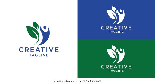 abstract human logo, Logo design inspiration ideas