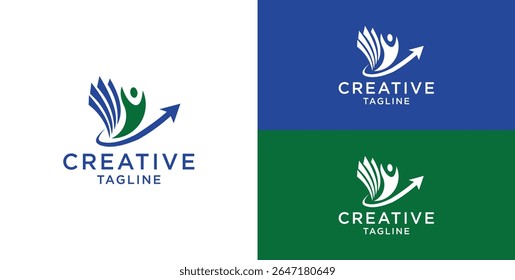 abstract human logo, Logo design inspiration ideas