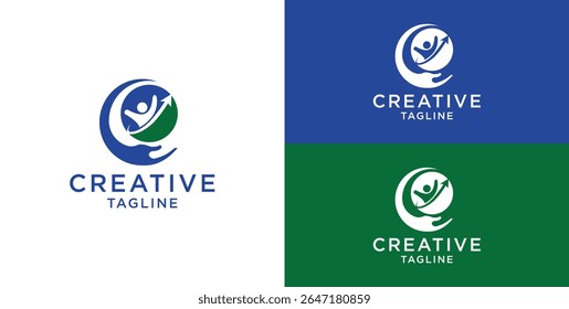 abstract human logo, Logo design inspiration ideas