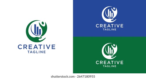 abstract human logo, Logo design inspiration ideas