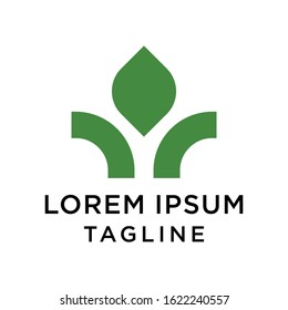 abstract Human Nature Logo Design Template