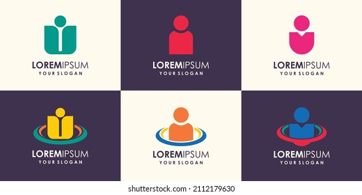 Resumen Diseño del logotipo de símbolo humano