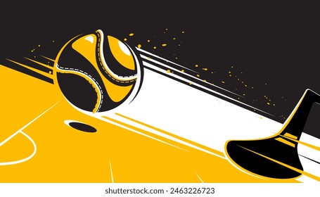 Abstract hurling background. Sports concept