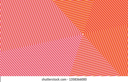 Abstract hypnotic hexagonal texture background
