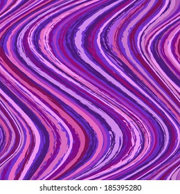 Abstract hypnotic pink purple wavy seamless pattern