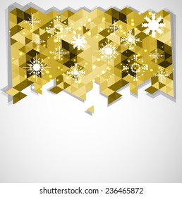 abstract ice christmas winter background