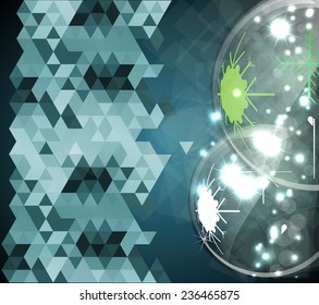 abstract ice christmas winter background