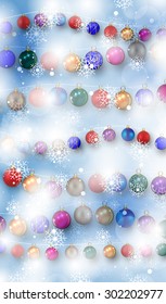 abstract ice christmas winter background