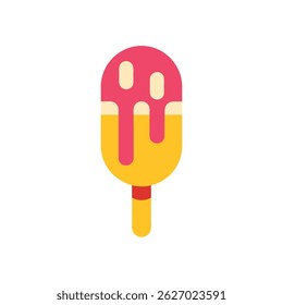 Abstract Ice Cream Stick Logo for Frozen Dessert Brand