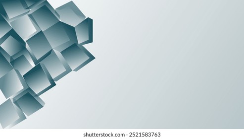 abstract ice cube vector background design