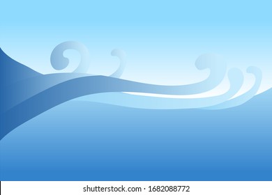 Abstract Ice and Snow Background Graphic Design