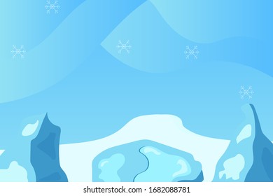 Abstraktes Design für Eis und Schnee-Hintergrund