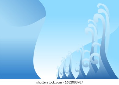 Abstraktes Design für Eis und Schnee-Hintergrund