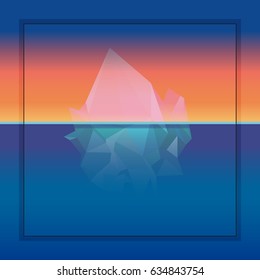 Abstract iceberg