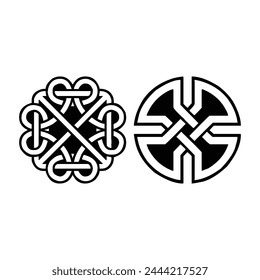 abstract icon art symbol element vector illustration creative frame elegant logo design