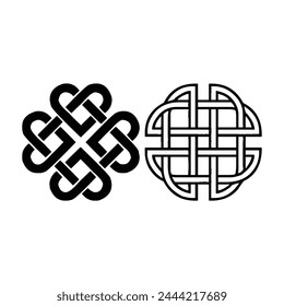abstract icon art symbol element vector illustration creative frame elegant logo design