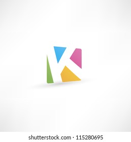  Abstract icon based on the letter K