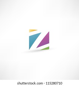  Abstract icon based on the letter Z