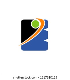 Abstract icon based on the letter e

