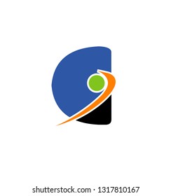 Abstract icon based on the letter c
