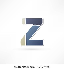 Abstract icon based on the letter Z