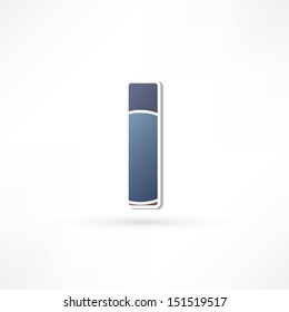 Abstract icon based on the letter I