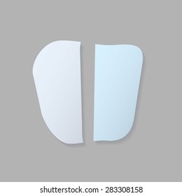 Abstract icon based on the letter i