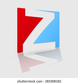 Abstract icon based on the letter z