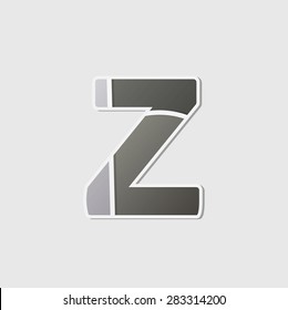 Abstract icon based on the letter z