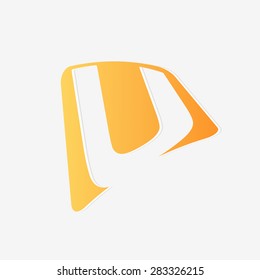 Abstract icon based on the letter u