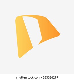 Abstract icon based on the letter i