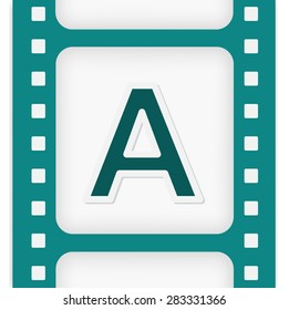 Abstract icon based on the letter a