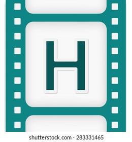 Abstract icon based on the letter h