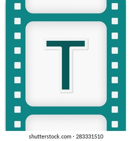 Abstract icon based on the letter t