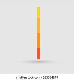 Abstract icon based on the letter i