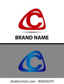 Abstract icon based on the letter C

