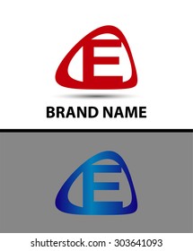 Abstract icon based on the letter e
