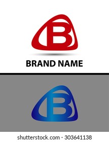 Abstract icon based on the letter B
