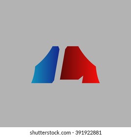 Abstract icon based on the letter L

