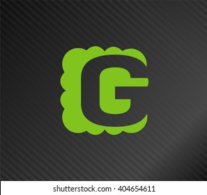 Abstract icon based on the letter g
